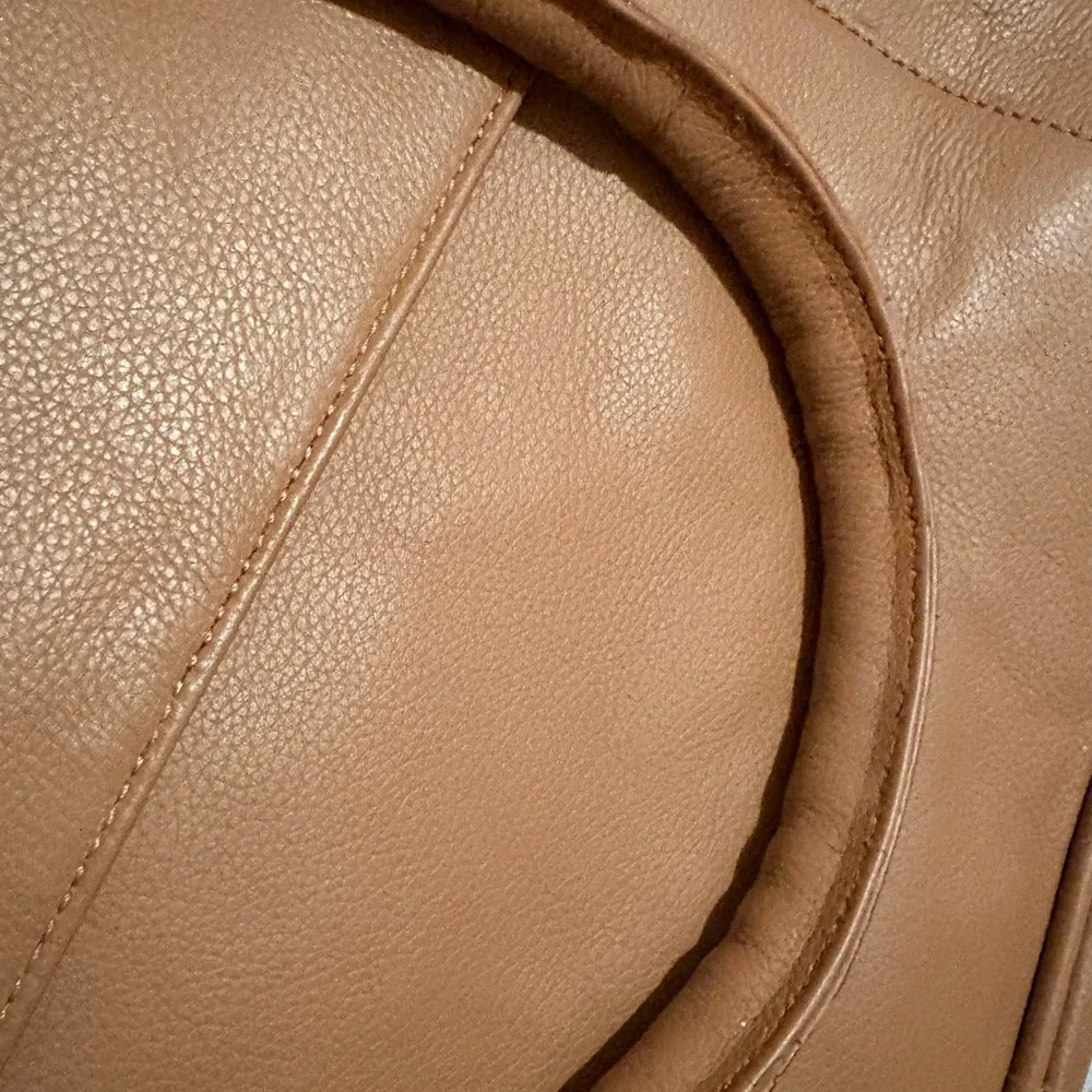 Twisted x‎ tan leather briefcase